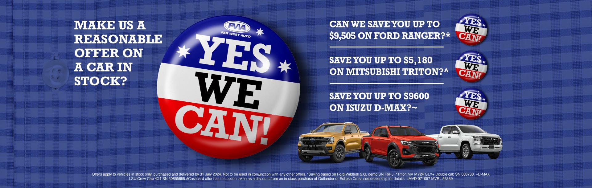 Yes We Can at Far West Auto